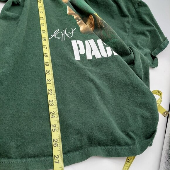 Green Bay Packers T Shirt Mens AJ Hawk Size XL Green NFL Players - Picture 5 of 7